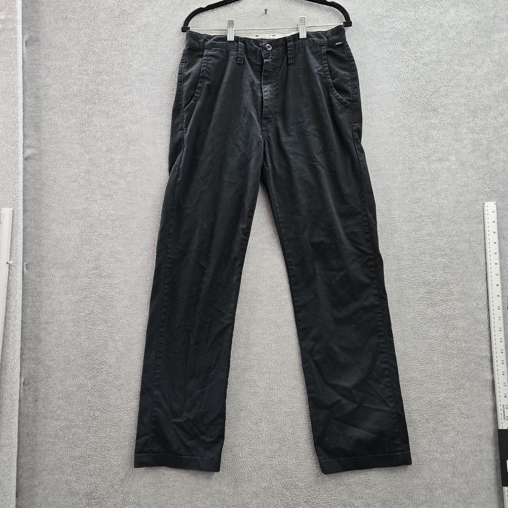 Vans Men‎ Pants Black 30x31 Chino Twill Button 31" Inseam